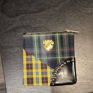 MAC Plaid Makeup Bag Good Condition